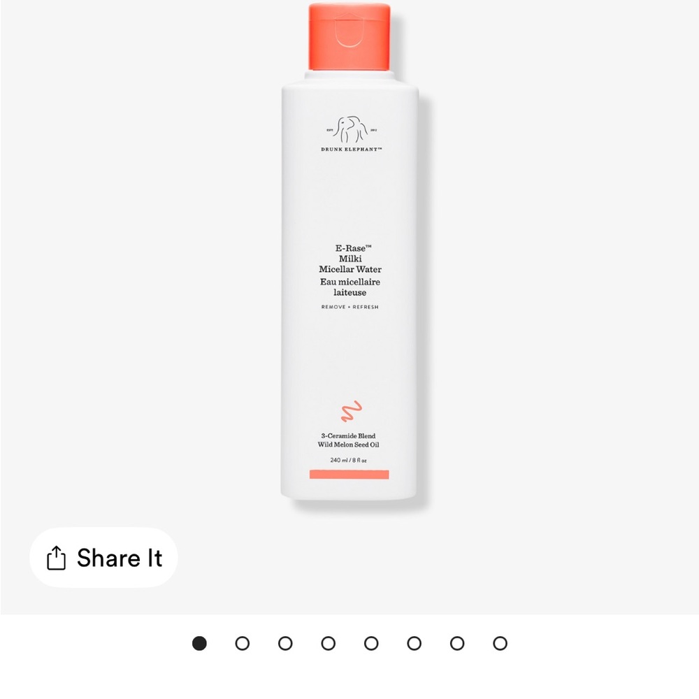 NWT Drunk Elephant E-Rase Milki Micellar Water